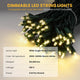 DIY 110V 5mm Light Strand LED String Light Commercial Grade(4x50ft)