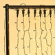 DIY 40'x10' Outdoor Curtain String Light 120V