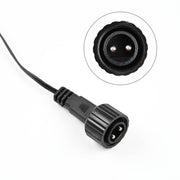 DIY 20' Waterproof Extension Cord for Outdoor String Lights 120V