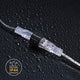 DIY 120V LED Icicle Lights 29.5ft, 10 Strands, 9,000 5mm LEDs, 4" Drop Spacing