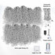 DIY 120V LED Icicle Lights 29.5ft, 10 Strands, 9,000 5mm LEDs, 4" Drop Spacing