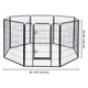 DIY 40" Tall Metal Dog Playpen Fence for Outdoor, Indoor, Camping