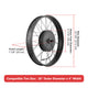 DIY 26 Inch 1000w Fat Tire Ebike Conversion Kit Front Pedal Assist
