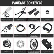 DIY 26 Inch 1000w Fat Tire Ebike Conversion Kit Front Pedal Assist