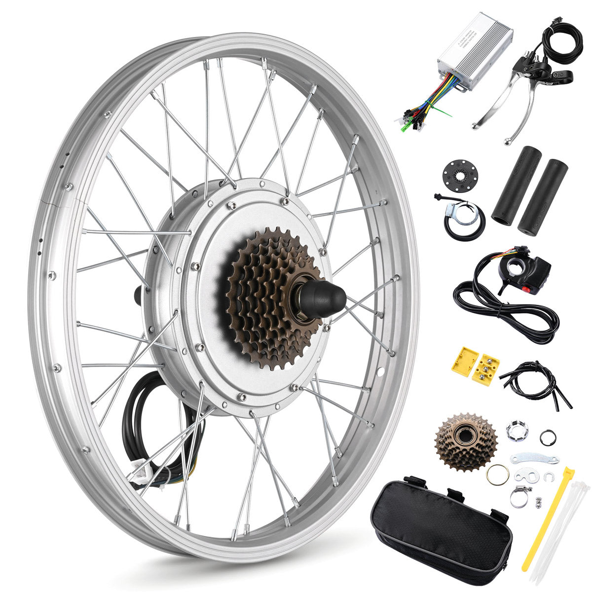 electric bicycle hub conversion kit DIY 20 Inch 36v 750w E-Bike Hub Motor Conversion Kit Rear