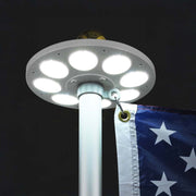 DIY Tailgating Lighted Flagpole for Outdoor Camping