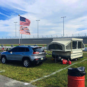 DIY Aluminum Telescoping Flagpole Kit with US Flag(20/25/30FT Options)