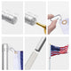 25 ft Aluminum Telescoping Flag Pole Kit with Tailgating