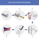 DIY 30 ft Aluminum Telescoping Flagpole Kit with Luxury Eagle