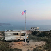 DIY Tailgating Flag Pole Outdoor Camp Locator Flagpole (20ft,25ft,30ft)