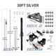 DIY Telescoping Pole with Dish & Ladder Mount for Starlink Mini