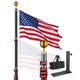 DIY Tailgating Flag Pole Outdoor Camp Locator Flagpole (20ft,25ft,30ft)