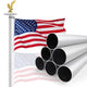 DIY 13Gauge Residential Flagpoles with Solar Light Luxury Eagle (20/25/30FT)