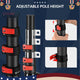 DIY Aluminum Telescoping Starlink Pole Mini Pipe Mount, Tailgating