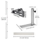 DIY Aluminum Telescoping Starlink Pole Mini Pipe Mount, Tailgating