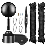 DIY Flagpole Hardware Truck Pulley Cleat(Eagle Ball Options)