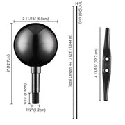 DIY Flagpole Hardware Truck Pulley Cleat(Eagle Ball Options)