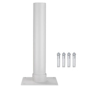 DIY Metal Deck Mount Flagpole Base D2 3/8", H16"