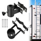 DIY RV Ladder Mounted Flagpole Holder for 1" to 2 3/8" Pole