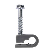 DIY 1/4" Wire Cable Clamp with Screws Set(20) for Starlink Cable