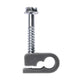 DIY 1/4" Wire Cable Clamp with Screws Set(20) for Starlink Cable