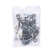 DIY 1/4" Wire Cable Clamp with Screws Set(20) for Starlink Cable