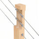 DIY T316 Grommets Sleeves for Deck/Level & Stair Posts 1/8"-3/16"