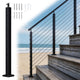 DIY Railing Post - 2x2x36in T304 Stainless Steel Stair Post 16-Gauge