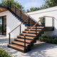 DIY Railing Post - 2x2x36in T304 Stainless Steel Stair Post 16-Gauge