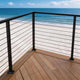 DIY Railing Post - 2x2x36in T304 Stainless Steel Single Corner Post 16-Gauge
