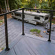DIY Railing Post - 2x2x36in T304 Stainless Steel Single Corner Post 16-Gauge