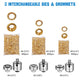 DIY Grommet Press Machine on Wheels w/ #0 #2 #4 Grommets 900ct.