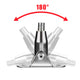 DIY 20ct. Adjustable Wire Rope Gripper Hinged Mount for 1-2mm Cable