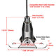 DIY 20ct. Adjustable Wire Rope Gripper Hinged Mount for 1-2mm Cable
