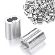 DIY Wire Rope Ferrule Aluminum Oval Sleeves