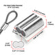 DIY Wire Rope Ferrule Aluminum Oval Sleeves