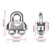 DIY Wire Rope Clip Stainless Steel Cable Fasteners 18ct.