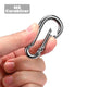 DIY Wire Rope Spring Gate Carabiners 304Stainless Steel