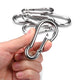 DIY Wire Rope Spring Gate Carabiners 304Stainless Steel