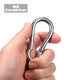 DIY Wire Rope Spring Gate Carabiners 304Stainless Steel