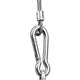 DIY Wire Rope Spring Gate Carabiners 304Stainless Steel