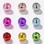 DIY Mini Small Mirror Disco Ball Event Tabletop Decoration 20ct/pk