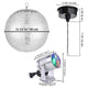 DIY Disco Ball and RGB Light Set Motorized for Retro Club/Bar/KTV