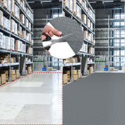 DIY Vinyl Coin Flooring for Shed Trailer 19.5x6.5ft (1/16" Thick)