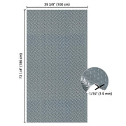 DIY Vinyl Garage Flooring Mat Roll 1/16" Thick Diamond Matting