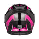 DIY Flip Up Modular Helmet DOT Black Pink