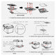 DIY White Boxy Motorcycle Trunk with Backrest