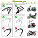 DIY White Boxy Motorcycle Trunk with Backrest
