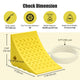 DIY Wheel Chocks with Rope & Handle for 35in Tire, 66,000lbs GVWR (Preorder)