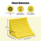DIY Wheel Chocks with Handle for 50in Tire, 198,400lbs GVWR (Preorder)